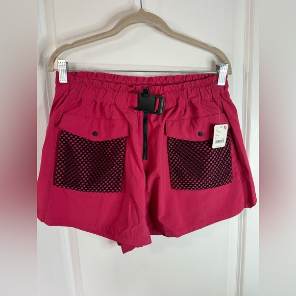 NWT Free People Movement Pink Rose Lovestruck Adventure Shorts - Size Medium